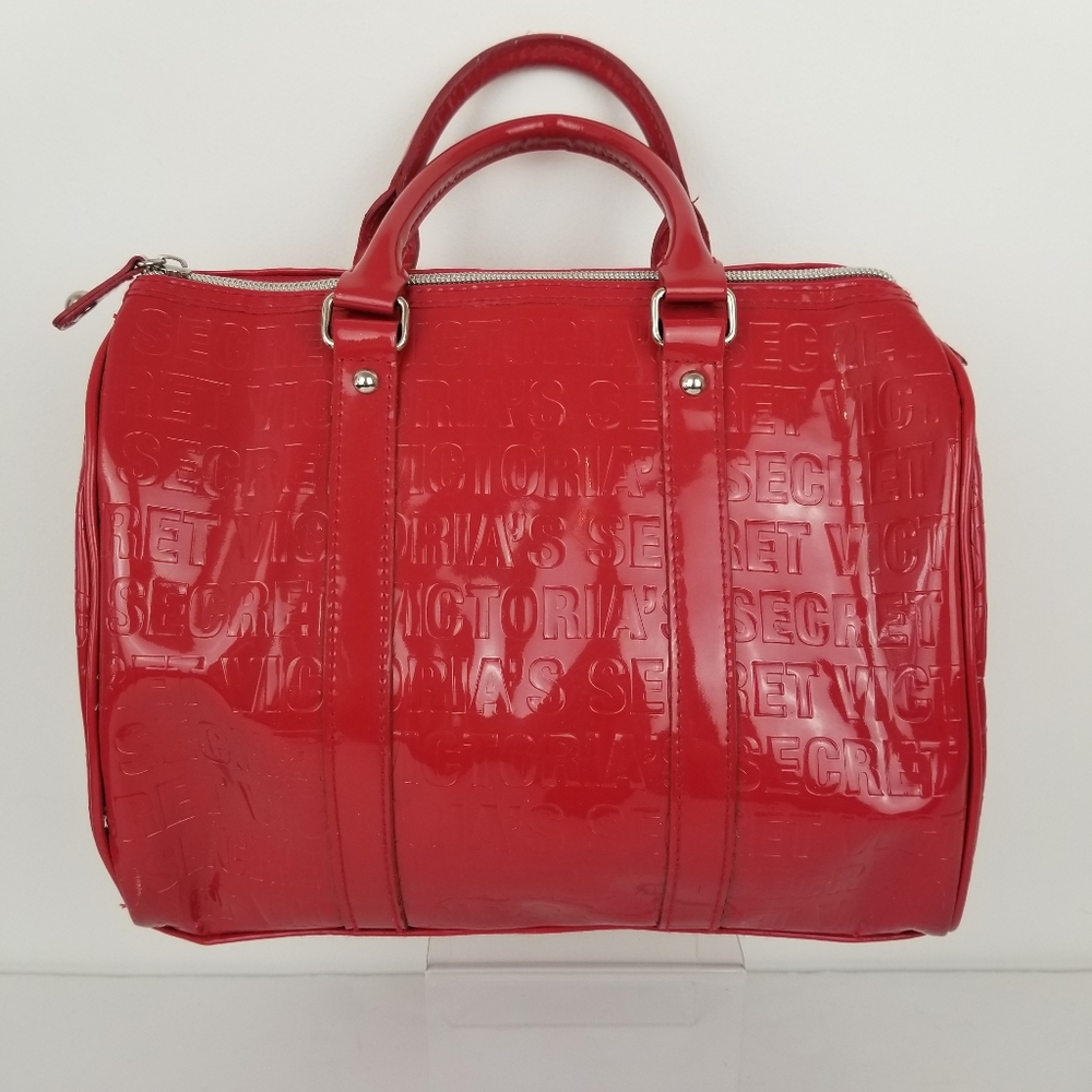 Victoria's Secret Patent‎ Leather Red Tote